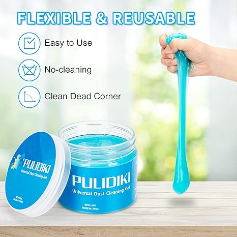 PULIDIKI Car Cleaning Gel Car Cleaning Putty Kit Slime Cleaner Interior Auto Detail Tools Supplies Car Accessories Stocking Stuffers Gifts for Men Women White Elephant Gifts for Adults Teens Christmas